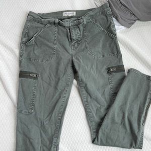 Army green Madewell pants